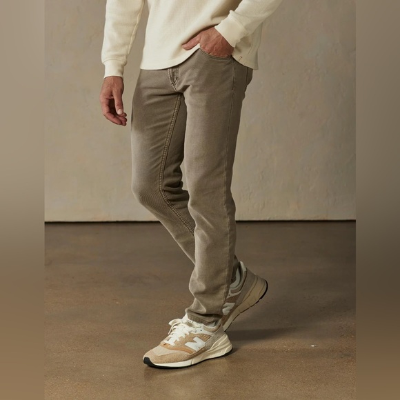 NWT The Normal Brand Comfort Terry Pant in Taupe